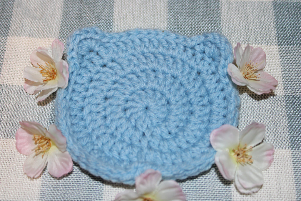 Cute Crochet Bear Coaster