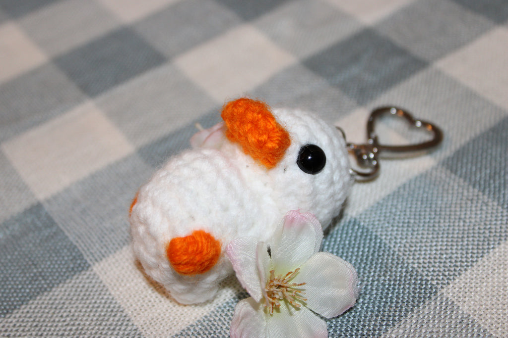 Crochet Duck Keychain Sliver