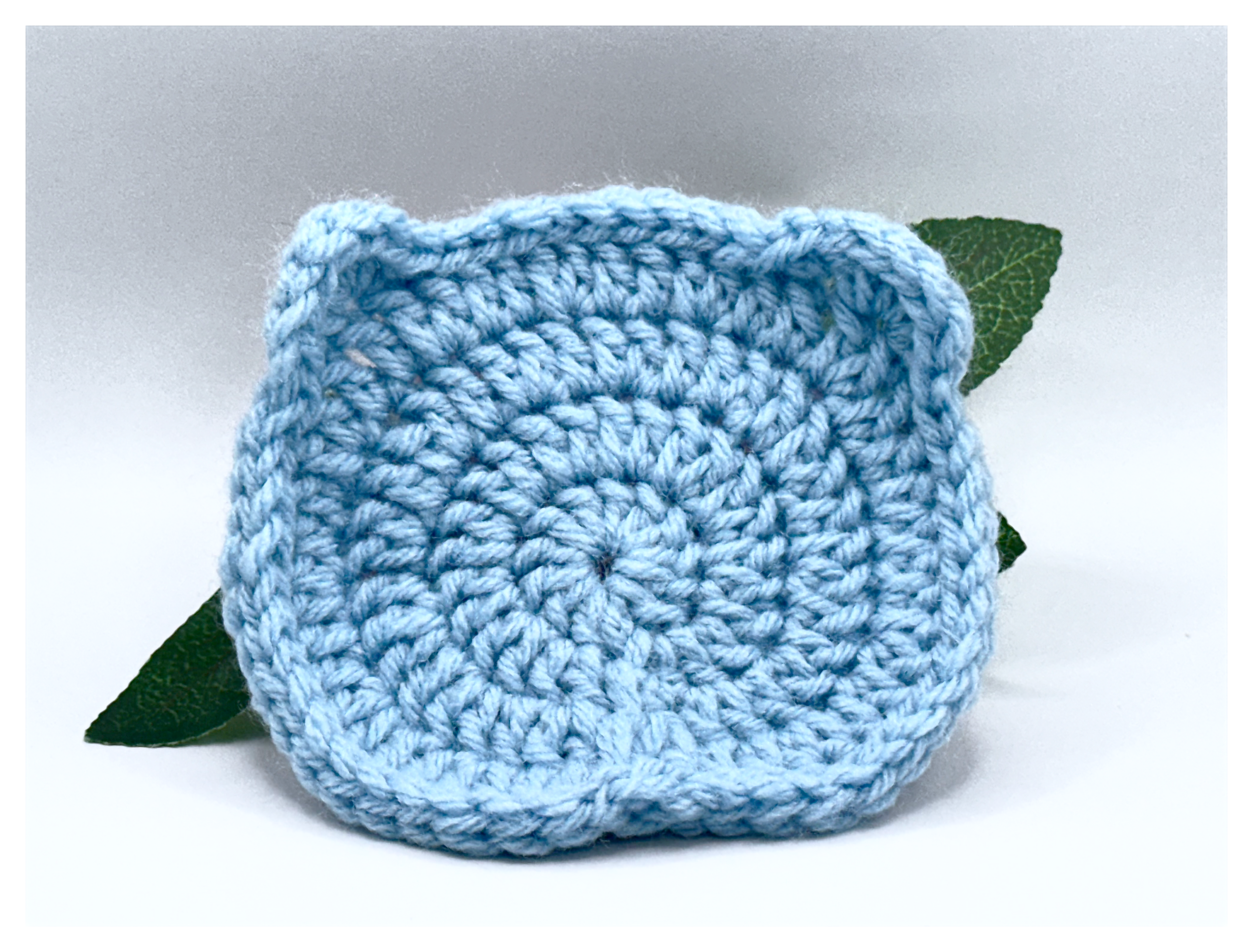Cute Crochet Bear Coaster