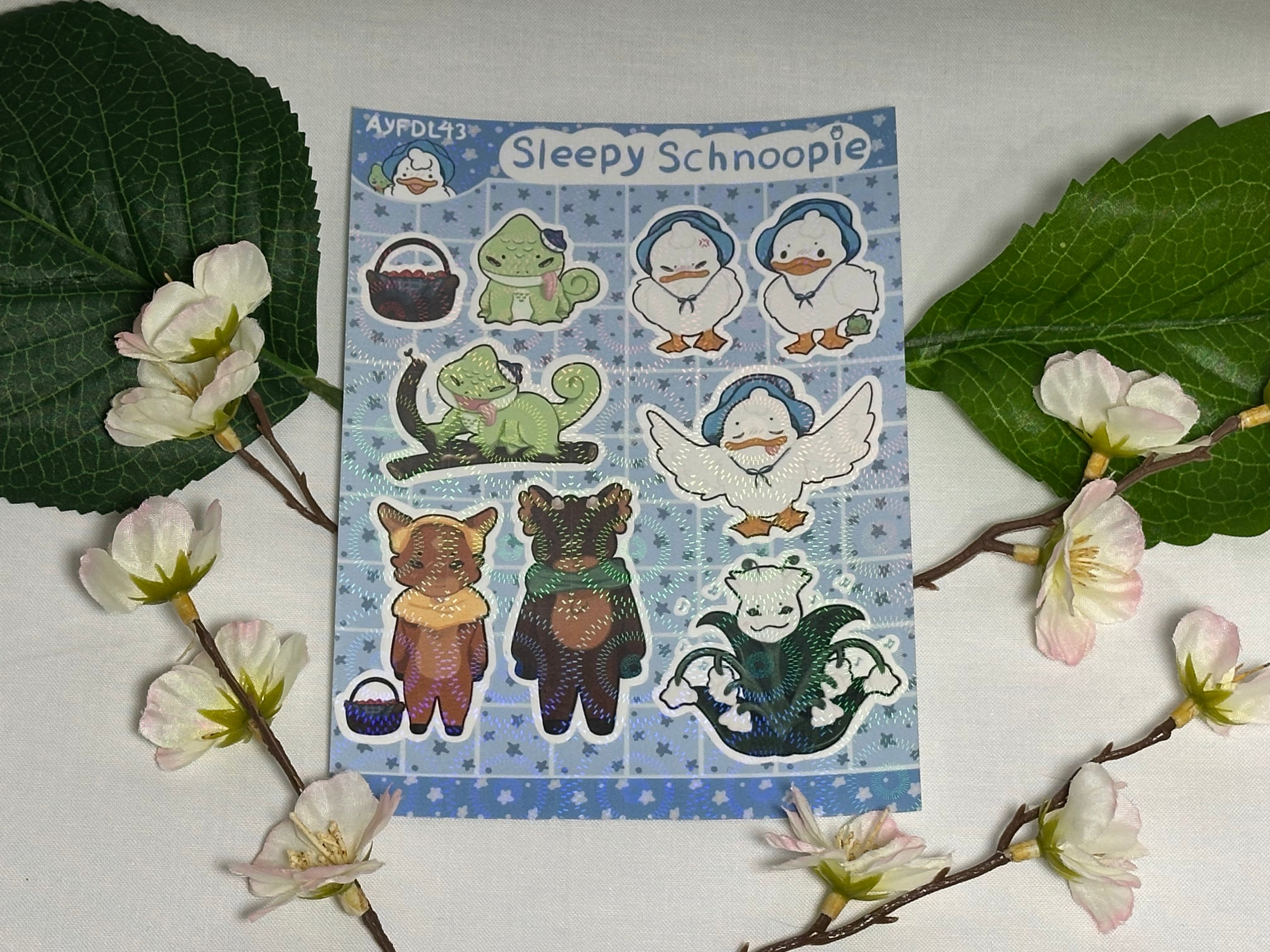 Aleta & Friends Sticker Sheet