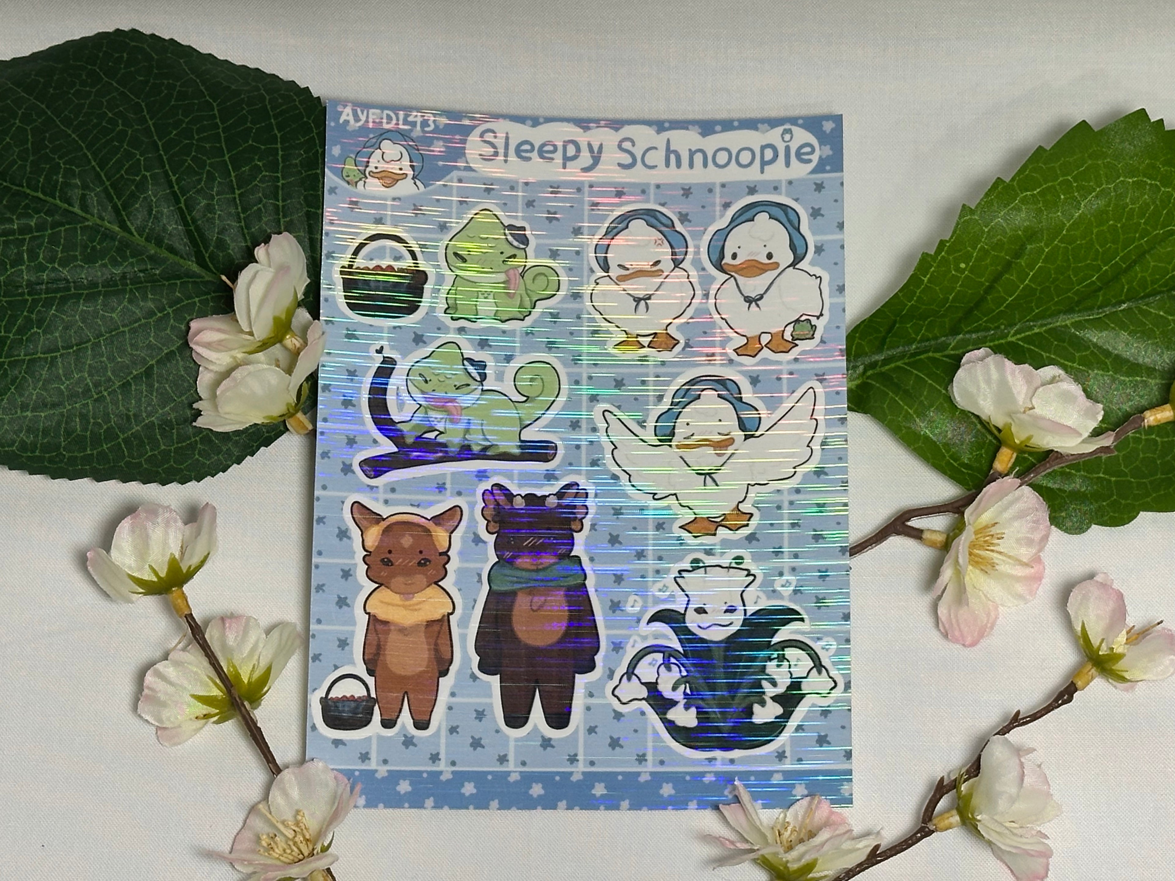 Aleta & Friends Sticker Sheet