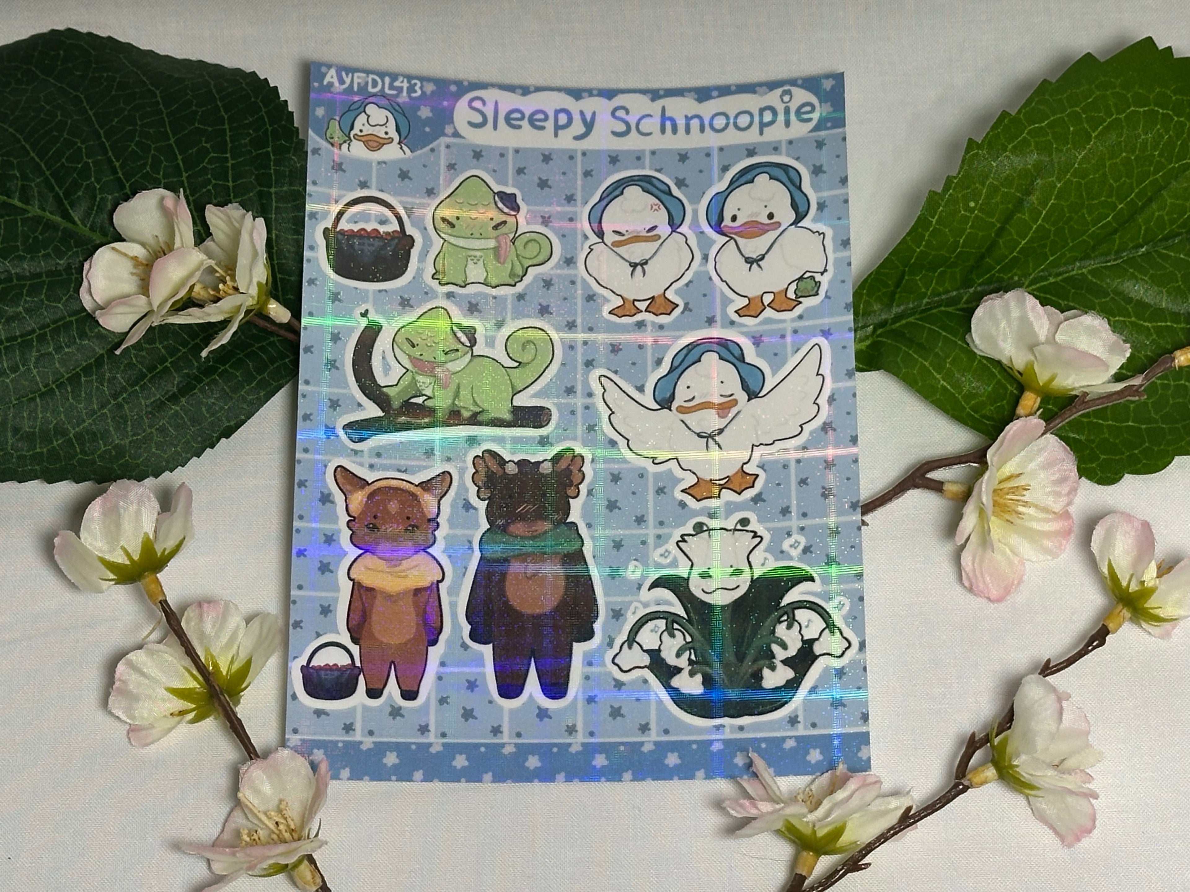 Aleta & Friends Sticker Sheet