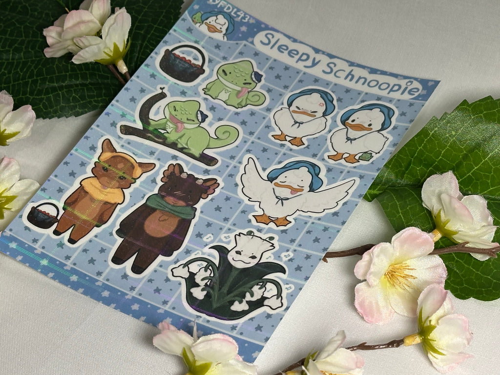 Aleta & Friends Sticker Sheet