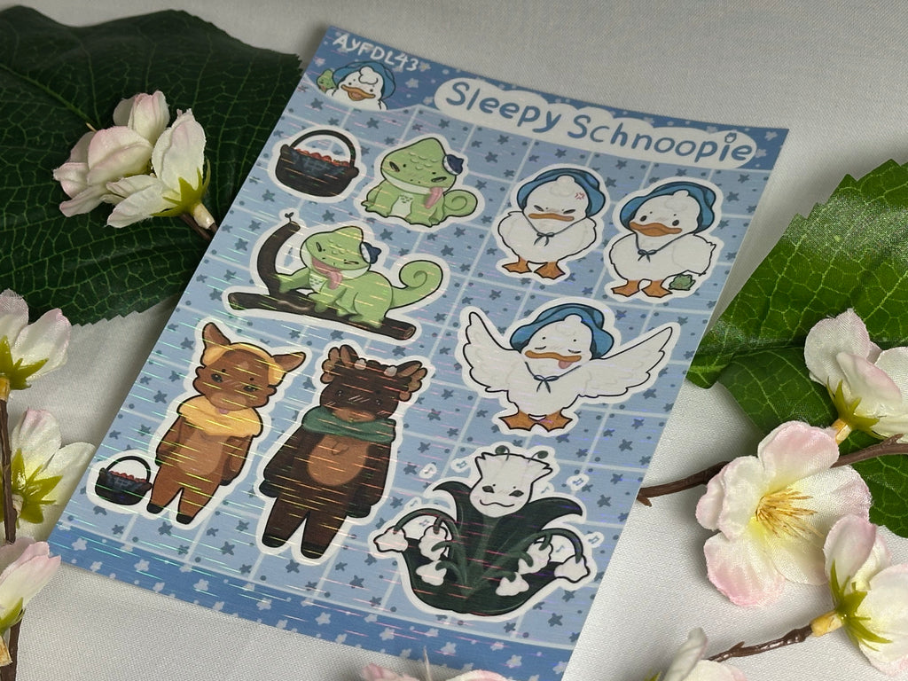 Aleta & Friends Sticker Sheet