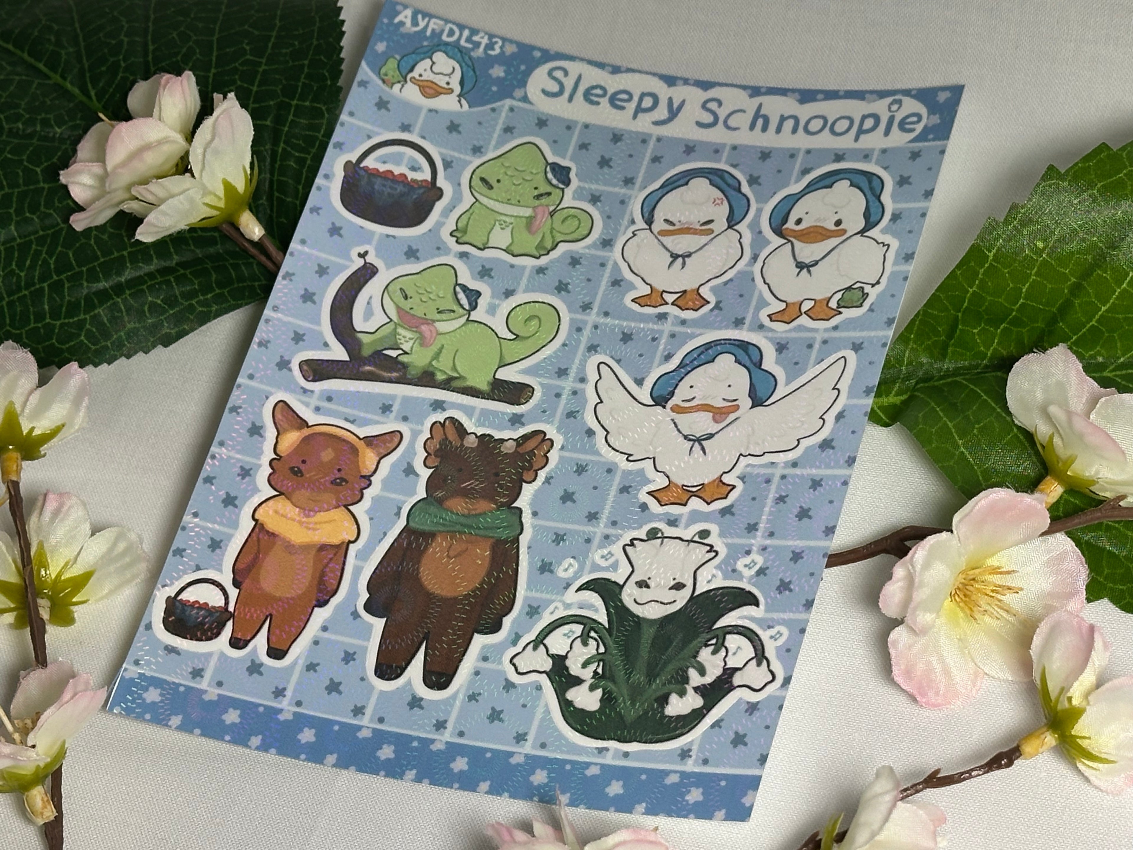 Aleta & Friends Sticker Sheet