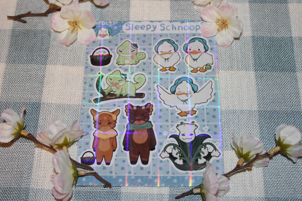 Aleta & Friends Sticker Sheet