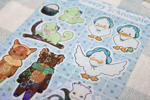 Aleta & Friends Sticker Sheet
