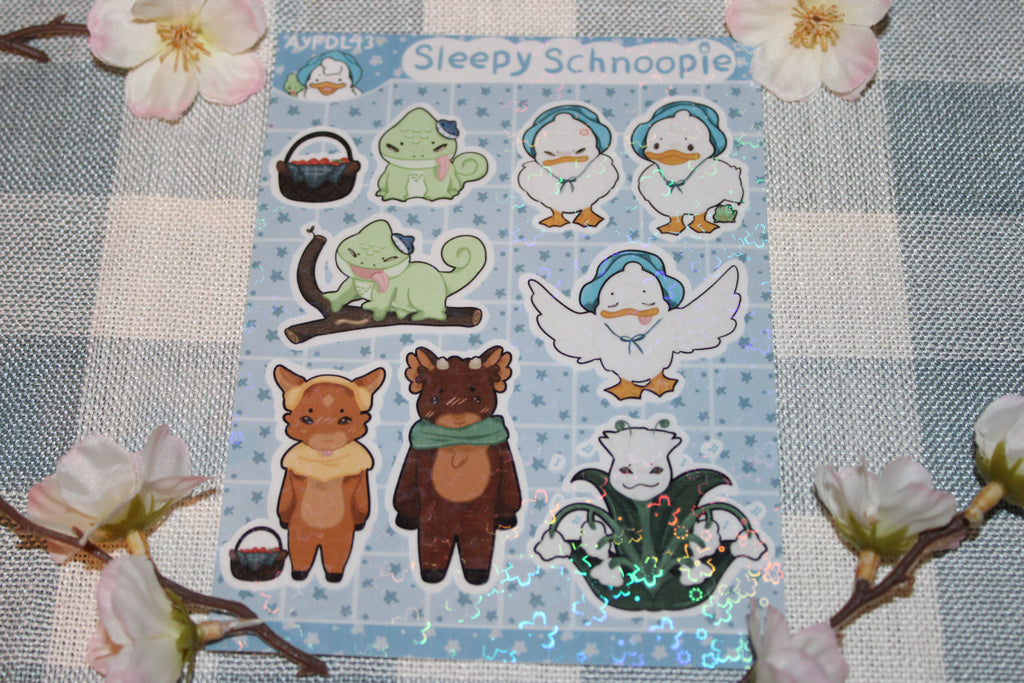 Aleta & Friends Sticker Sheet