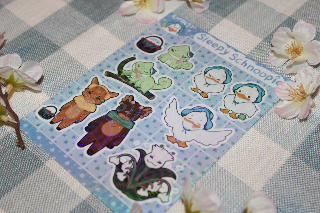 Aleta & Friends Sticker Sheet