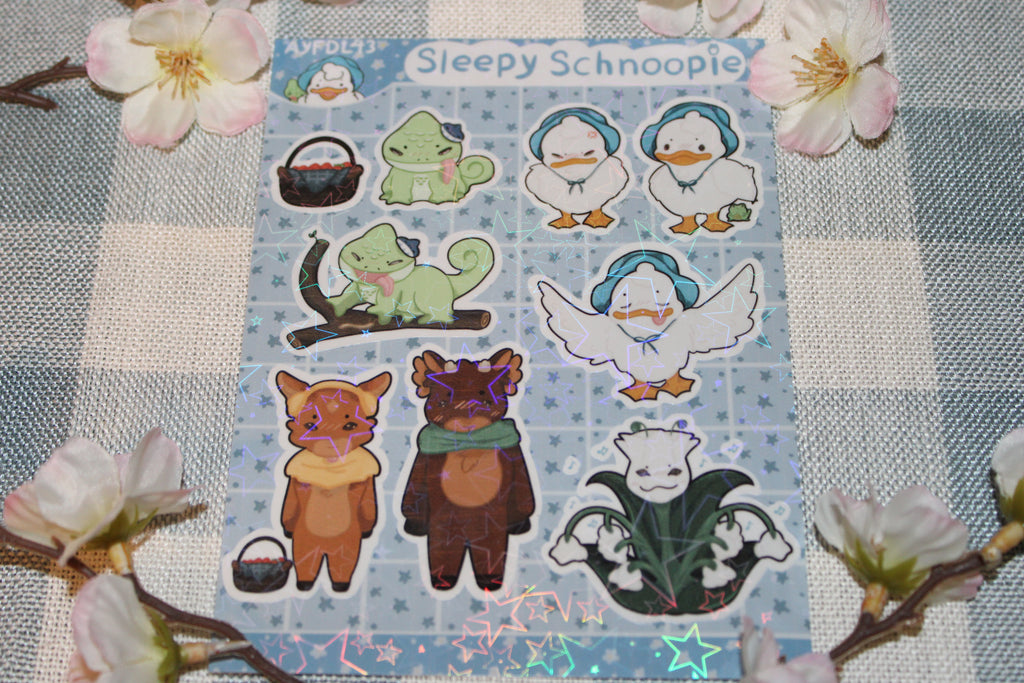 Aleta & Friends Sticker Sheet